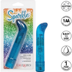 CalExotics Sparkle Mini G-Vibe Δονητής G-Spot 11.5cm Μπλε