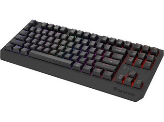 Genesis Thor 230 Ασύρματο Μηχανικό Gaming Πληκτρολόγιο TenKeyLess RGB Black