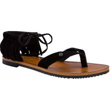Volcom Γυναικεία Σανδάλια Suede Μαύρα W0811801-20