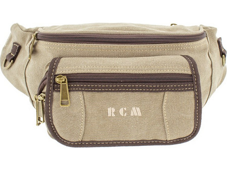 RCM Υ Ανδρικό Τσαντάκι Μέσης Μπεζ 17137-057