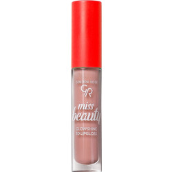 Golden Rose Miss Beauty Glow Shine 3D 1 Nude Chic Lip Gloss 4.5ml