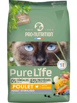 Pro-Nutrition Flatazor Pure Life Adult Sterilised with Chicken 2kg