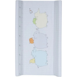 Lorelli Elephants Σκληρή Αλλαξιέρα Μωρού Πλαστική 80x50cm Γαλάζια
