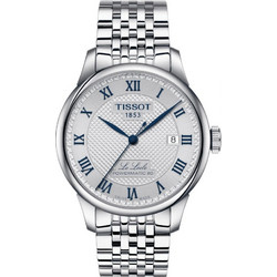 Tissot Le Locle Ανδρικό Ρολόι Αυτόματο με Ασημί Μεταλλικό Μπρασελέ T006.407.11.033.03
