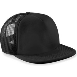 Flexfit Vintage Ανδρικό Καπέλο Jockey με Δίχτυ Snapback Υφασμάτινο Μαύρο B645