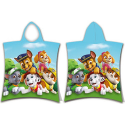 Borea Paw Patrol Παιδικό Πόντσο Θαλάσσης Microfiber Πολύχρωμο 50x115cm