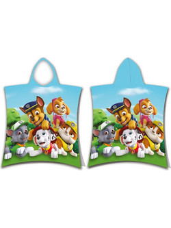 Borea Paw Patrol Παιδικό Πόντσο Θαλάσσης Microfiber Πολύχρωμο 50x115cm