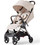 Silver Cross Clic Καρότσι Μωρού Μπαστούνι Beige