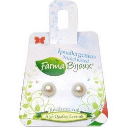 Farma Bijoux Γυναικεία Σκουλαρίκια Καρφωτά από Ορείχαλκο με Πέρλα 10032334