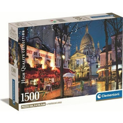 Puzzle Clementoni Compact Box High Quality Collection Παρίσι Montmartre 1500 Κομμάτια