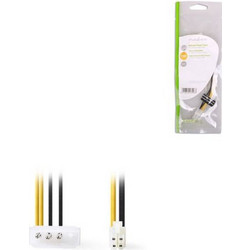 Nedis CCGP74340VA015 Καλώδιο Τροφοδοσίας 4-Pin EPS Male to 4-Pin Molex Male 0.15m Multicolor