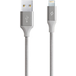 Ttec 2DK16G USB-A to Lightning Cable 1.2m Silver 8694470643533