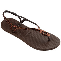 Havaianas Luna Premium Γυναικεία Σανδάλια Μπρονζέ 4147009-0727