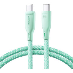 Joyroom SA34-CC3 Braided USB-C to USB-C 100W 1m Green 6941237110206