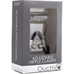 Ouch! Adjustable Nipple Clamps Silver