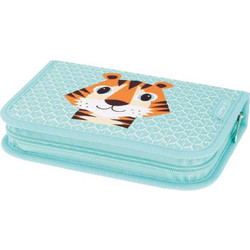 Herlitz Cute Animals Tiger Κασετίνα Γεμάτη Γαλάζια 50038251