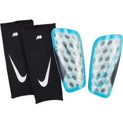 Nike Mercurial FlyLite SuperLock Επικαλαμίδες Ποδοσφαίρου Ασημί Γαλάζιες DN3608-420
