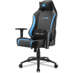 Sharkoon Skiller SGS20 Καρέκλα Gaming Δερματίνης με Ρυθμιζόμενα Μπράτσα Μαύρη Μπλε SHR32391966