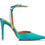 Envie Shoes Γόβες με Τακούνι Στιλέτο Λουράκι & Στρας Τιρκουάζ E02-17091-65