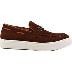 Versace 19V69 Ανδρικά Μοκασίνια Loafers Καστόρινα Καφέ YO-W6742