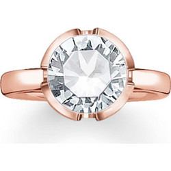 Thomas Sabo Γυναικείο Δαχτυλίδι από Ασήμι Ροζ Χρυσό 036-416-14