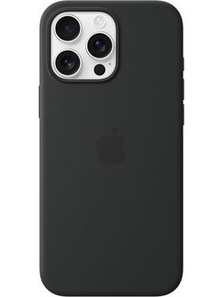 Apple Silicone MagSafe Back Cover Black (iPhone 16 Pro Max)