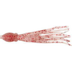 Nikko Octopus Super Taco Bait Τεχνητό Δόλωμα Φωσφοριζέ 9cm Clear Red Glitter