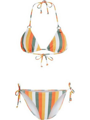 O'Neill Bikini Set Τριγωνάκι Πορτοκαλί Κίτρινο Χακί 92800613179