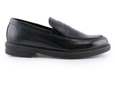 Fentini Ανδρικά Μοκασίνια Loafers Δερμάτινα Μαύρα 569