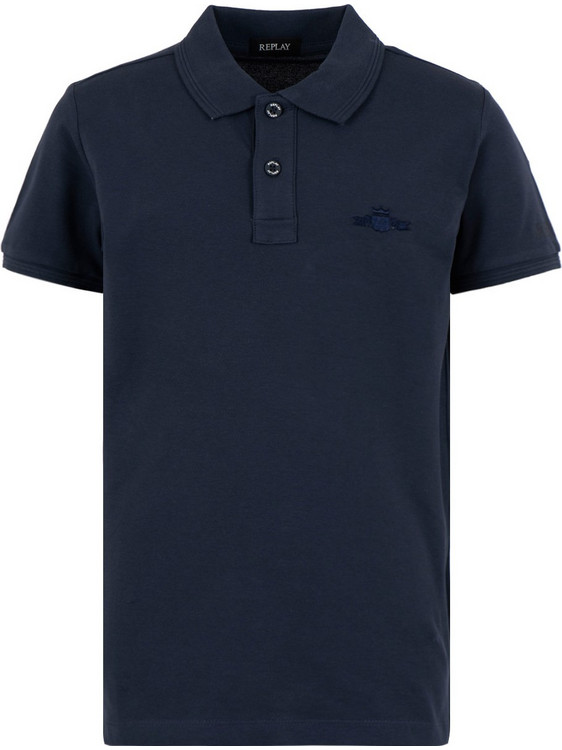 Replay Παιδικό Polo Κοντομάνικο Navy Μπλε SB7524-064-21868-088
