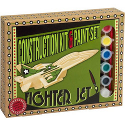 Professor Puzzle Fighter Jet Construction Kit Paint Set