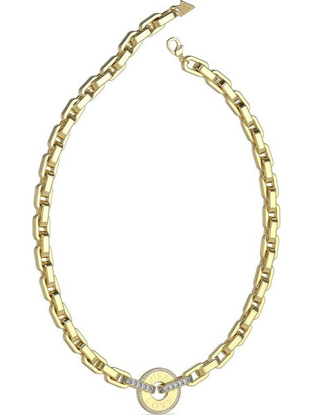 Guess Γυναικείο Κολιέ Αλυσίδα από Ατσάλι Χρυσό UBN04074JWYGT