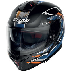 Nolan N80-8 Black Blue 30 Κράνος Μηχανής Full Face 1640gr