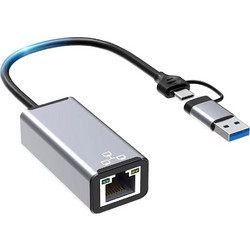 Detech 17831 Ενσύρματος Ethernet USB Αντάπτορας Δικτύου 1Gbps
