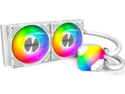 Montech Hyper Flow 240 White Υδρόψυξη CPU 120mm ARGB Socket 115x / 1200 / 1700 / 2011 / 2011-3 / 2066 / AM3 / AM3+ / AM4 / AM5