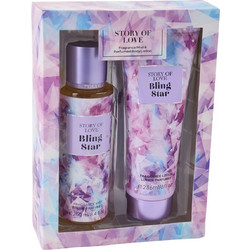 Story Of Love Bling Star Body Lotion 236ml + Body Mist 250ml