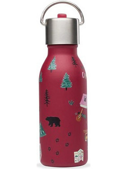 Qwetch Yosemite Παιδικό Παγούρι Θερμός Ανοξείδωτο BPA Free Μπορντό 350ml