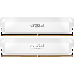 Crucial Pro 32GB (2X16GB) DDR5 RAM 6000MHz C36 White