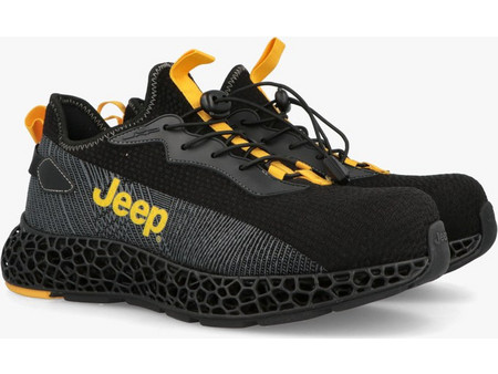 Jeep Eagle Αθλητικά Παπούτσια Ασφαλείας S1 Μαύρα Κίτρινα 7300-000