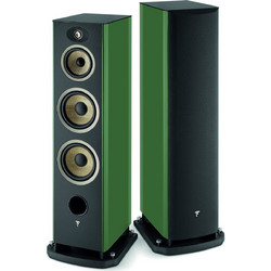 Focal Aria Evo X No4 Ζεύγος Ηχείων Hi-Fi Δαπέδου 350W 3 Δρόμων Moss Green High Gloss