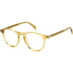 David Beckham DB1018 40GR Ανδρικός Σκελετός Γυαλιών Οράσεως Κοκάλινος Κίτρινος