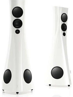 Estelon Forza Ζεύγος Ηχείων Hi-Fi Δαπέδου 400W 4 Δρόμων White Pearl Gloss