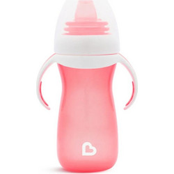 Munchkin Gentle First Cup Εκπαιδευτικό Κύπελλο με Λαβές Σομόν 300ml