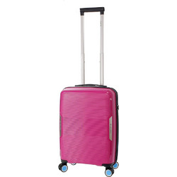 Dielle 180-55 Βαλίτσα Καμπίνας 55x38x20cm με 4 Ρόδες Φούξια
