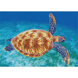 Diamond Dotz Graceful Swimmer Καμβάς Diamond Painting Kit 52x37cm DQ10.013