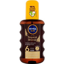 Nivea Sun Tropical Bronze Αδιάβροχο Λάδι Μαυρίσματος Σώματος SPF6 200ml