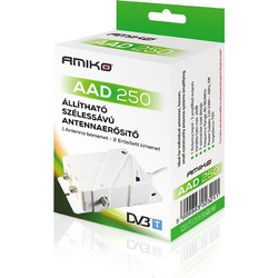 Amiko AAD-250 Ενισχυτής Σήματος Κεραίας Τηλεόρασης Γραμμής 20dB UHF