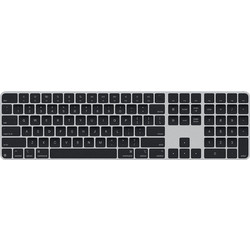 Apple Magic Keyboard with Numeric Keypad & Touch ID USB-C 2024 Black Ασύρματο Πληκτρολόγιο