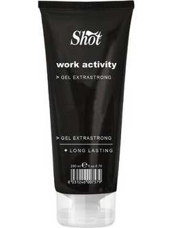 Shot Work Activity Gel Μαλλιών Πολύ Δυνατό Κράτημα 200ml