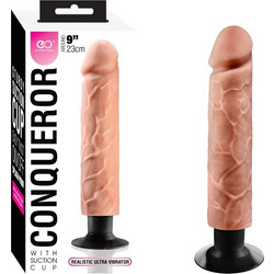 Conqueror Ultra Vibrator Ρεαλιστικός Δονητής 23cm Flesh